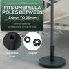 33 lbs Concrete Parasol Base, Heavy Duty Patio Umbrella Stand, 18.3