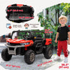 12V Ride on Car with Electric Bucket, Two-Seater, Shovel, Remote Control, Spring Suspension, Horn, Music