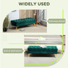 End of Bed Bench, Upholstered Bench, Entryway Shoe Bench with Button Tufted for Living Room, Bedroom, Dark Green