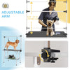 Foldable Dog Grooming Table with Adjustable Grooming Arms, Storage Shelf, Two Nooses, 42