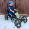 Pedal Go Kart with Adjustable Seat, EVA Tyres, Safety Handbrake, for Ages 3-6 Years Old, Green