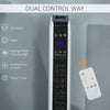 Ceramic Tower Heater, Oscillating Space Heater with Remote Control, Timer, Tip-Over & Overheat Protect, 750W/1500W