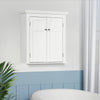 Bathroom Cabinet, Medicine Cabinet, Over Toilet Storage Cabinet with Adjustable Shelves for Entryway, White