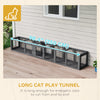Cat Tunnel, Outdoor Cat Enclosure with Combinable Design, 8 Doors, 98
