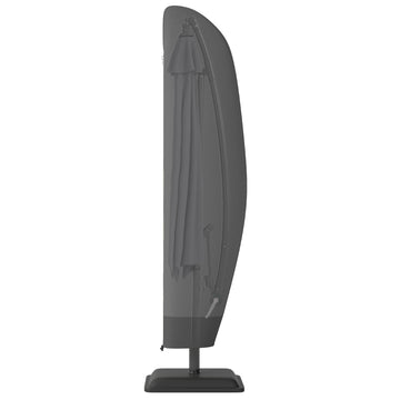 87-Inch Patio Umbrella Cover for for 10ft to 13ft Outdoor Offset Umbrella, Black
