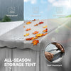 13' x 10' Portable Shed, Outdoor Storage Shed Tent with Roll-up Zipper Door and Removable Sidewalls