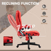 Fauteuil de bureau de direction massant chauffant à dossier haut inclinable pivotant en cuir réglable vibrant, noir