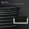Rolling Tool Chest, 7-Drawer Lockable Tool Cabinet with 4 Wheels, Handle, Toolbox Storage Organizer for Garage, Workshop, Repair Shop, Black