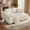 2-in-1 Modular Sectional Sofa, Boneless L Shaped Couch Sofa Bed