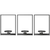 3 Pack Wall Planters for Indoor Plants, Wall-Mounted Metal Plant Stand Shelves, Picture Frame Wall Decor Hanger