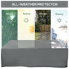 Patio Furniture Covers Waterproof for Lounge Chair Set, 600D Heavy Duty Oxford Patio Cover, 80.7