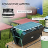 Metal Suitable-Style Portable BBQ Grill - Black