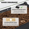 Wooden Raised Garden Bed, Elevated Planter Box with Storage Shelf, Drainage Holes and Liner, 34