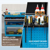 Tool Cart on Wheels, Utility Cart with Wheels, Ball Bearing Drawer, Storage Trays for Garage, Warehouse, Workshop, Blue