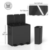 Triple Garbage Bin, Soft-Close Trash Can with Foot Pedal, 3 x 20 Liter Garbage Can with Removable Inner Buckets, Silver
