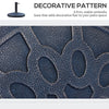 Resin Round Patio Umbrella Stand Base Coated Pole Market Garden Umbrella Holder Parasol Holder Bronze