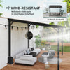 10' x 14' Hardtop Gazebo Wall-Mounted / Free Standing Outdoor Pergola with UPF 50+ & Waterproof Polycarbonate Roof