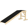 Pet Ramp Bed Steps for Dogs Cats Non-slip Carpet Top Platform Pine Wood 59