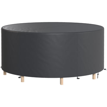 Heavy Duty Outdoor Patio Furniture Cover, Waterproof Round Table Cover for Weather Protection 84.3