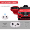 12V/7AH Kids Ride on Car, Mercedes Benz AMG GLC63S Coupe, Electric Car with Remote Control, Handle, 2 Speed, with Music, Electric Light, Easy to Move, Red
