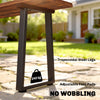 Wood Outdoor Bench for 2 People, 59