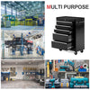 5-Drawer Rolling Tool Cabinet on Wheels, Lockable Tool Chest, Tool Organizer for Garage, Factory and Workshop
