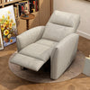 Power Recliner Chair, Dyed Fabric (Like Leathaire) Upholstered Recliner Chair with USB Ports, Footrest