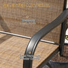Outdoor Bar Stools Set of 2, 360° Swivel Bar Height Chairs, 26.8