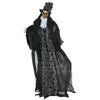 6FT Life Size Halloween Animatronics, Animated Grim Reaper Groom with Sound Motion Activated & Light Up Eyes