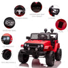 12V Battery Powered Kids Ride On Car Off Road Truck Toy w/ Parent Remote, Red