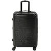24-Inch Expandable Luggage, Hardshell Suitcase with Spinner Wheels, Top Handle, Side Handle, TSA Lock, Black