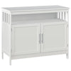 Wooden Console Table with Open Shelf and 2 layers Cabinet  Kitchen Furniture