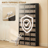 Media Storage Cabinet, 9-Tier DVD Shelf with 21 Adjustable Shelves, Holds 835 CDs, 500 DVDs or 640 Blu-rays