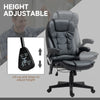 Executive Massage Chairs Heated High Back Reclining Office Chair Swivel Leather Adjustable Vibrating Furniture Black