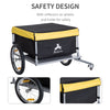 Bicycle Bike Cargo Trailer Garden Utility Cart Carrier Tool Yellow
