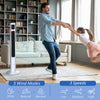Freestanding Tower Fan Cooling for Home Bedroom with Oscillating, 3 Speed, 12h Timer, LED Sensor Panel, Remote Controller, White