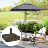 Patio Umbrella Base Umbrella Stand, Heavy Duty Outdoor Umbrella Stand Base 17.7