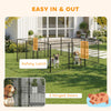 Dog Pen with Gate, 12 Panels Puppy Playpen, Dog Fence, 39