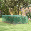 8' x 4' Plant Protection Cage with Zipper Roll-Up Door, Plant Protector from Animals with Galvanised Steel Frame