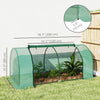 Mini Greenhouse Portable Hot House for Plants with Zippered Doors for Outdoor, Indoor, 79