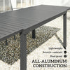 Expandable Outdoor Dining Table for 6-8 People, 59