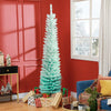 7' PVC Slim Pencil Artificial Christmas Tree 500 Branch Tips