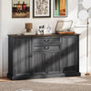 Farmhouse Sideboard with Charging Station and Thickened Top, 58