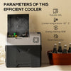 12 Volt Car Fridge Refrigerator, 42 Quart Portable Electric Cooler, 12V/24V DC & 100-240V AC, -4℉-68℉