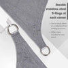 10ft x10ft Square Canopy Sun Sail Shade Garden Cover UV Protector Outdoor Patio Lawn Shelter with Carrying Bag Grey