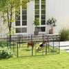 Dog Pen with Gate, 12 Panels Puppy Playpen, Dog Fence, 31.5