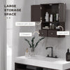 Medicine Cabinet, Bathroom Wall Cabinet with Shelf and Drawers for Hallway, Living Room, Brown