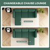 Sectional Sofa with Changeable Chaise Lounge, 3 Seat L-Shaped Sofa, Upholstered Couch for Small Space