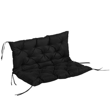 Porch Swing Cushion Garden Bench Cushion with Backrest, Non-Slip 2-seater Soft Pad, Swing Chair Mat Replacement for Indoor and Outdoor, 39.4
