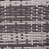 7 Pcs Garden Furniture Pe Rattan Wicker Sofa Sectional Grey